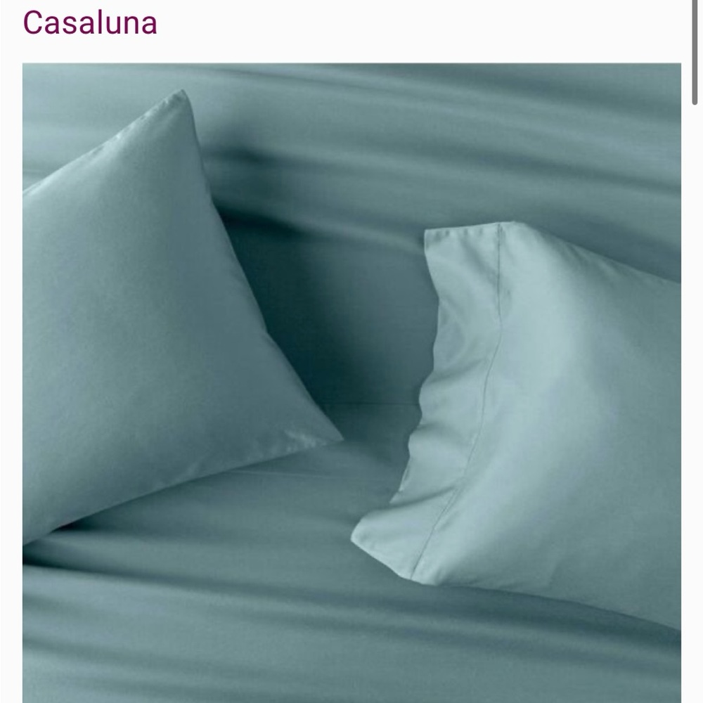 New Casaluna sheets in teal Queen size